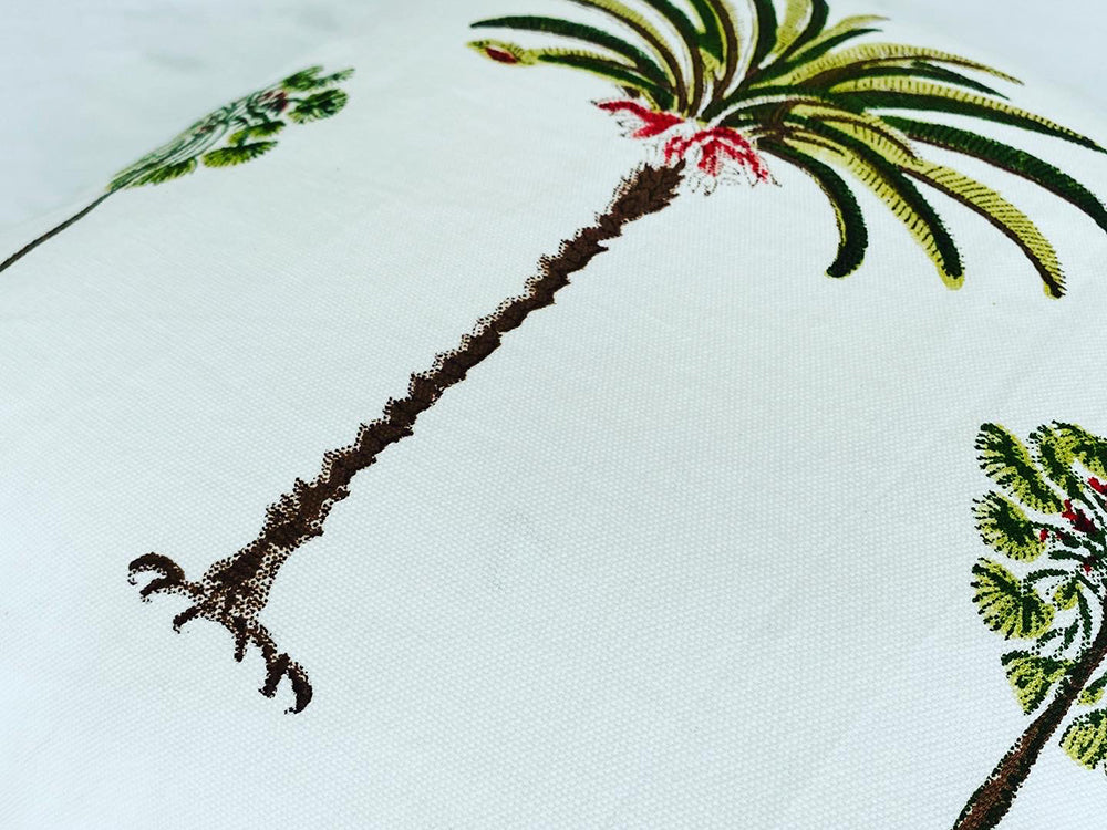 Green Palm Cushion Cover - Set of 2