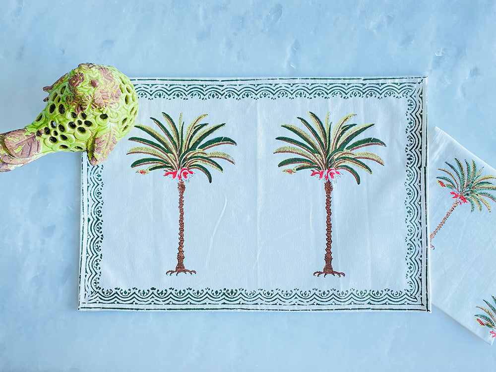 Green Palm Placemats