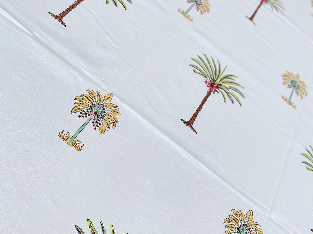 Green Palm Tree Tablecloth