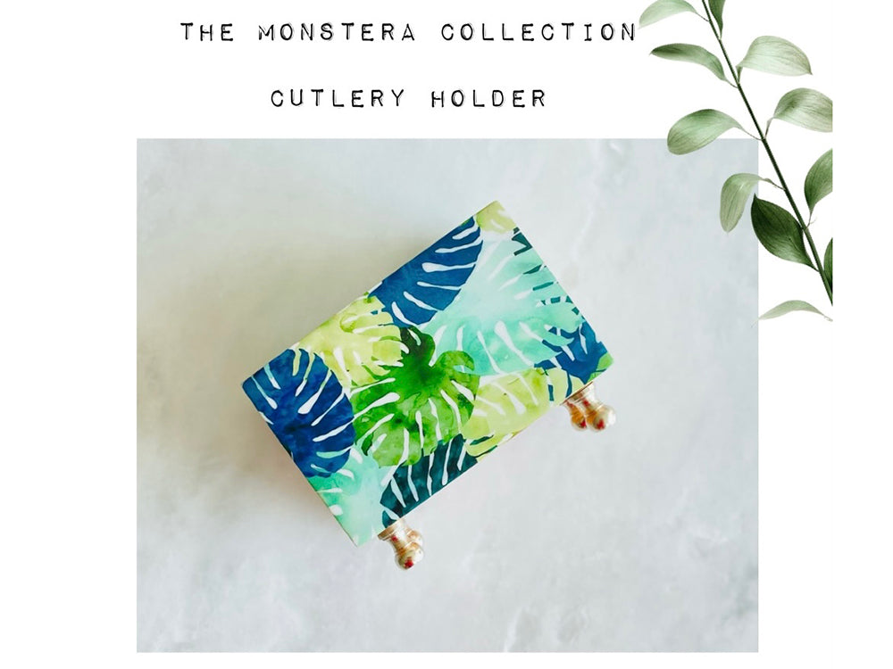 Monstera Cutlery Holder