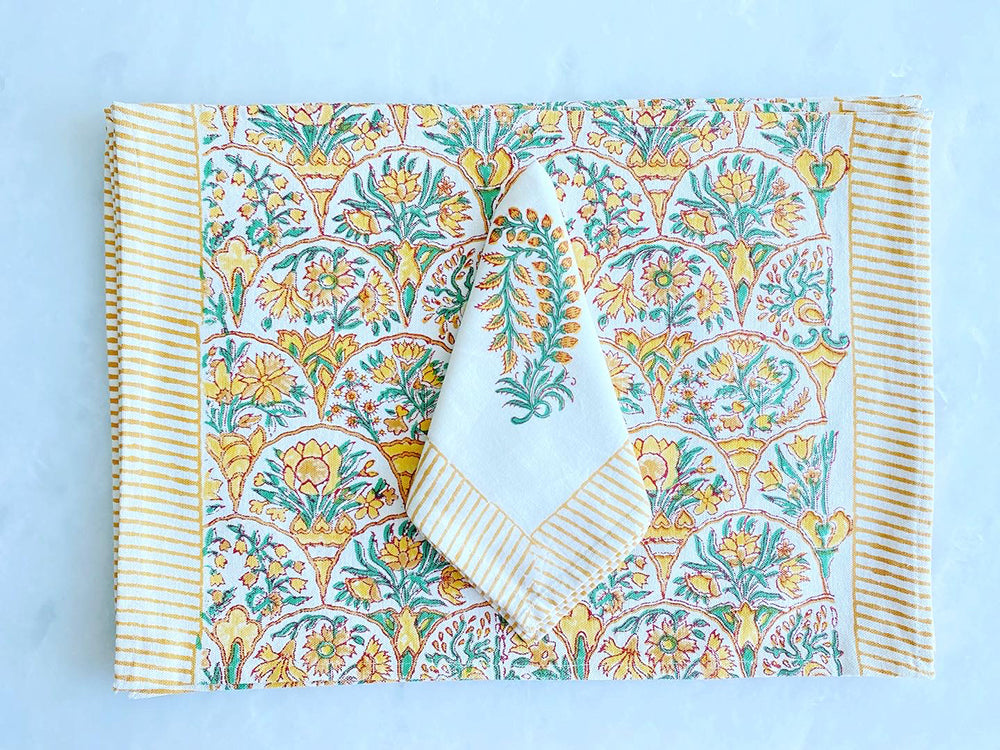 Sunflower Placemat Napkin Set