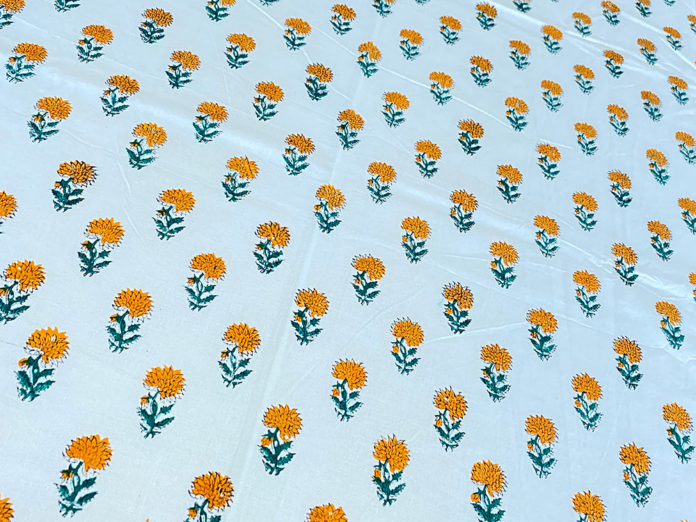 Yellow Booti 6 seater Tablecloth