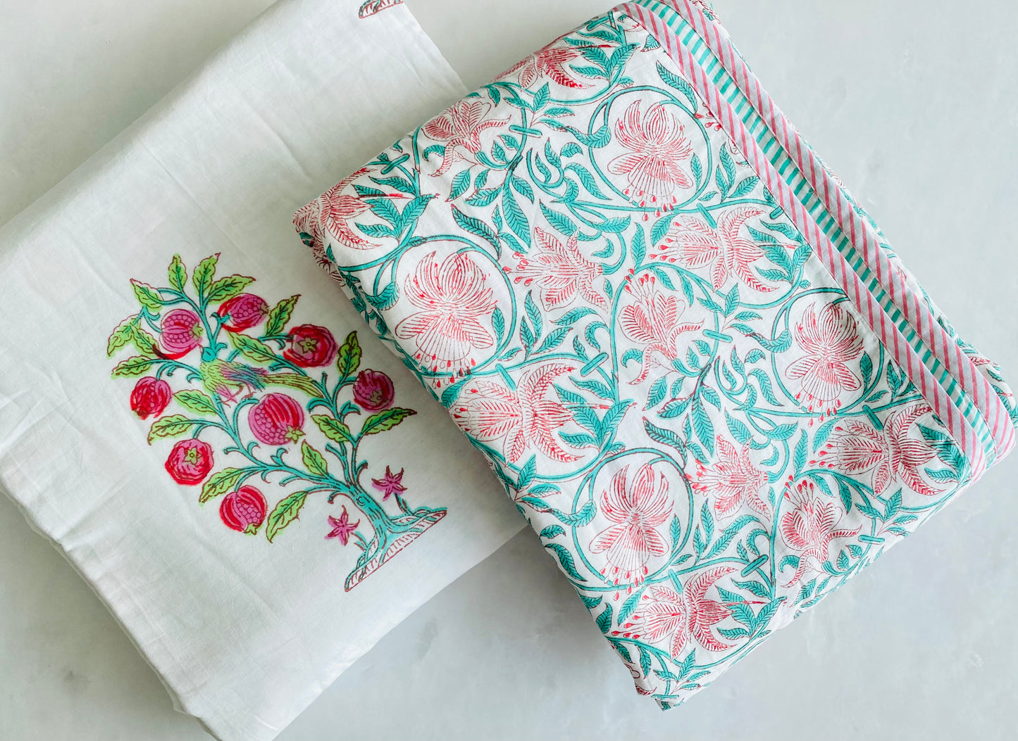 Pomegranate Single Dohar Set