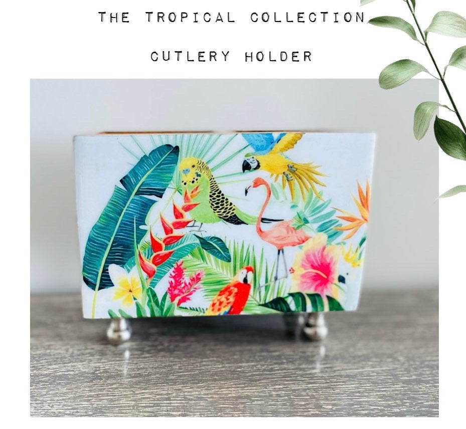 Tropical Cutlery Holder