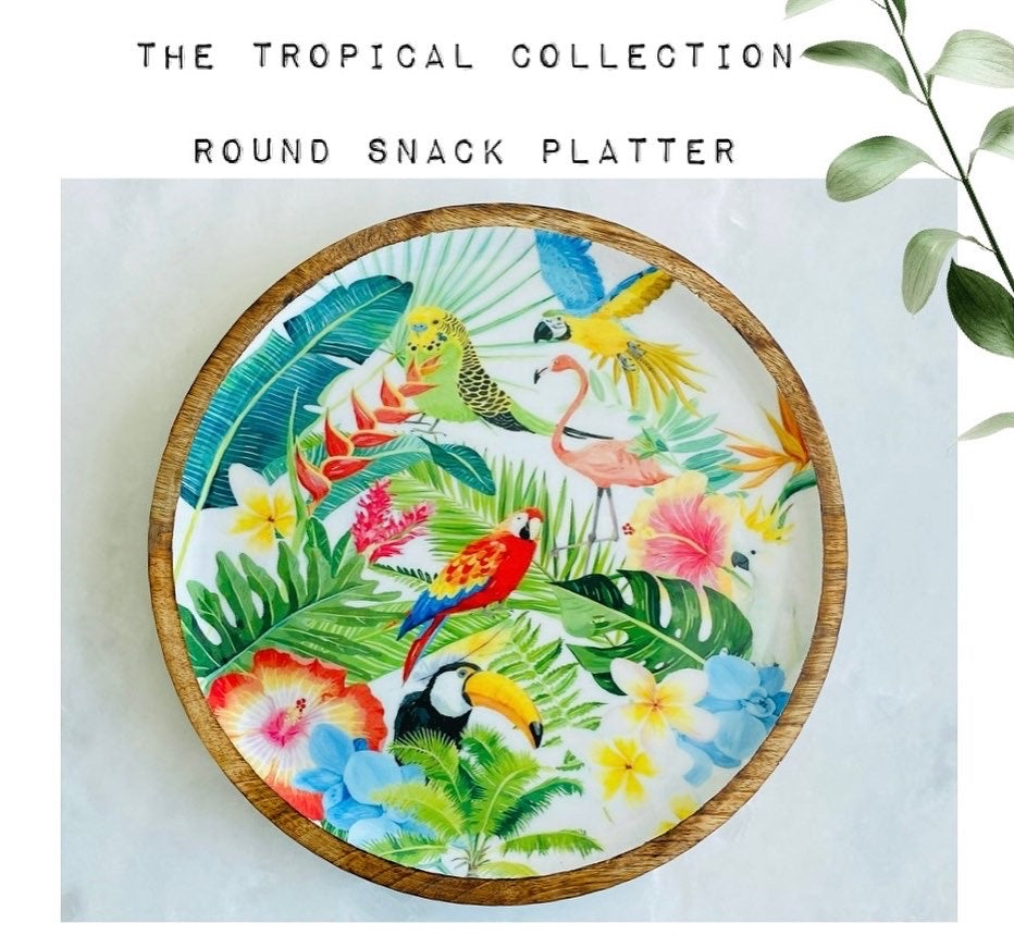 Tropical Round Snack Platter