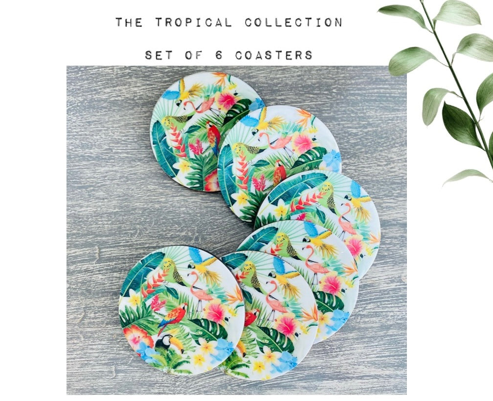 Tropical Coaster Set