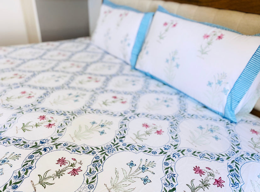 Water Lily Bedsheet set