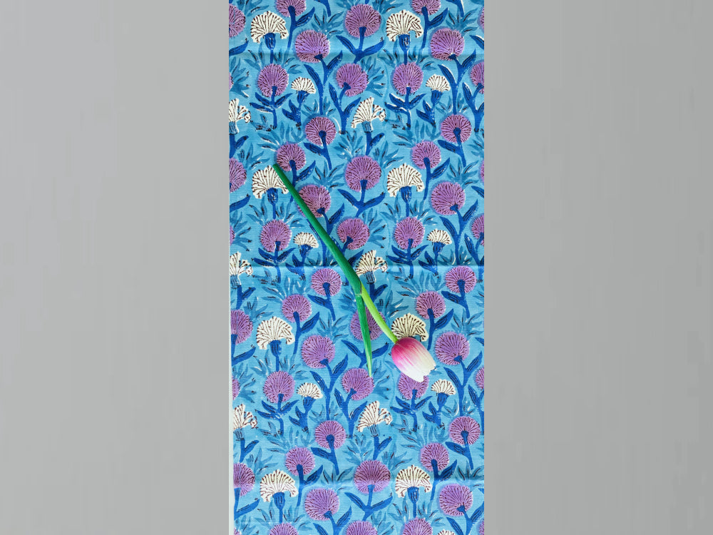 Pink Floral Table Runner