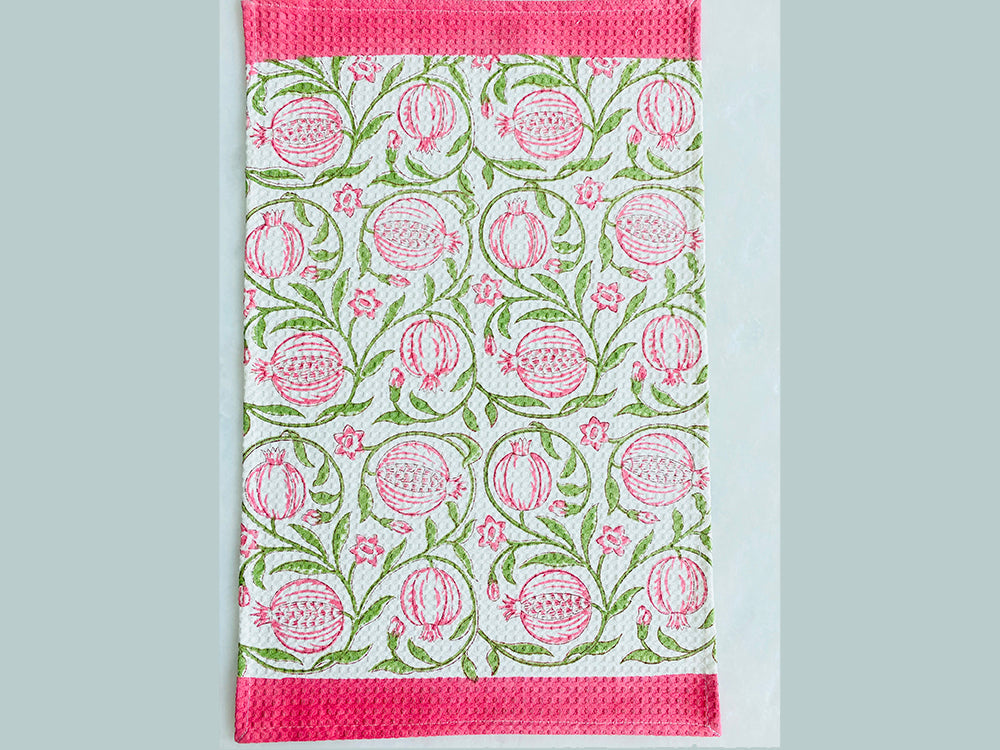 Pomegranate Hand Towel - Set of 2