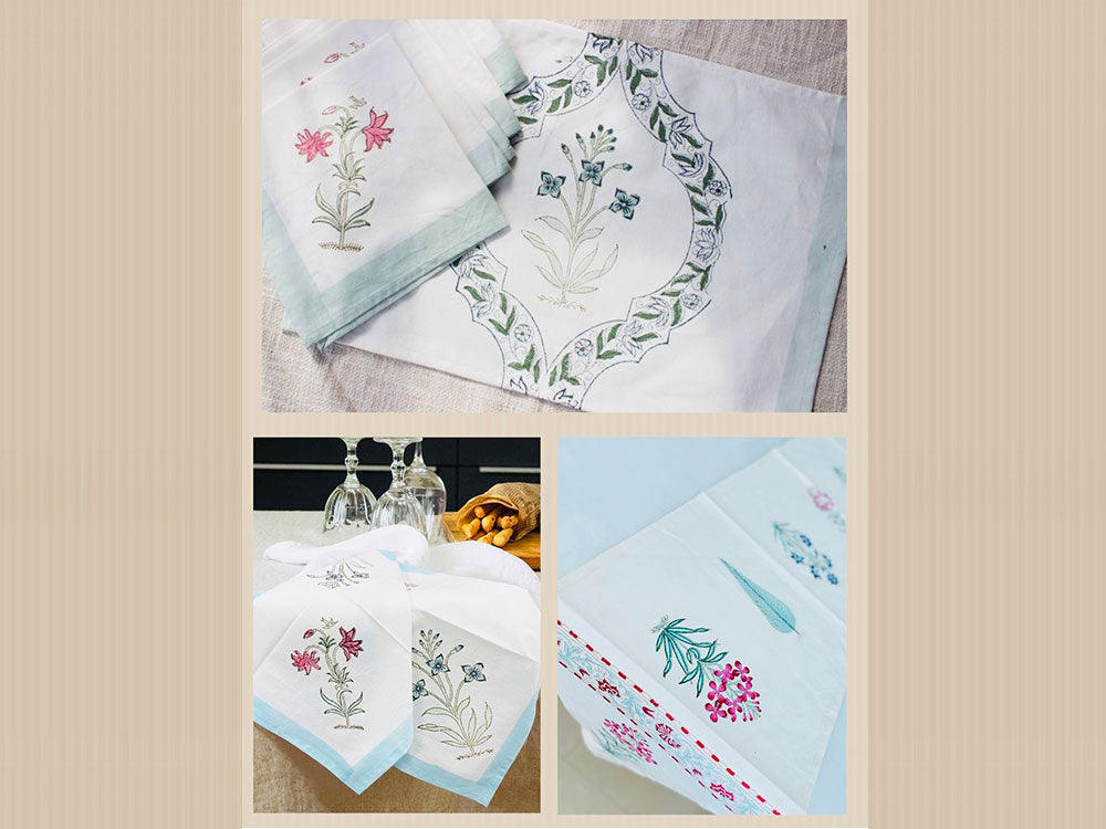 Water Lily Table Linen Set